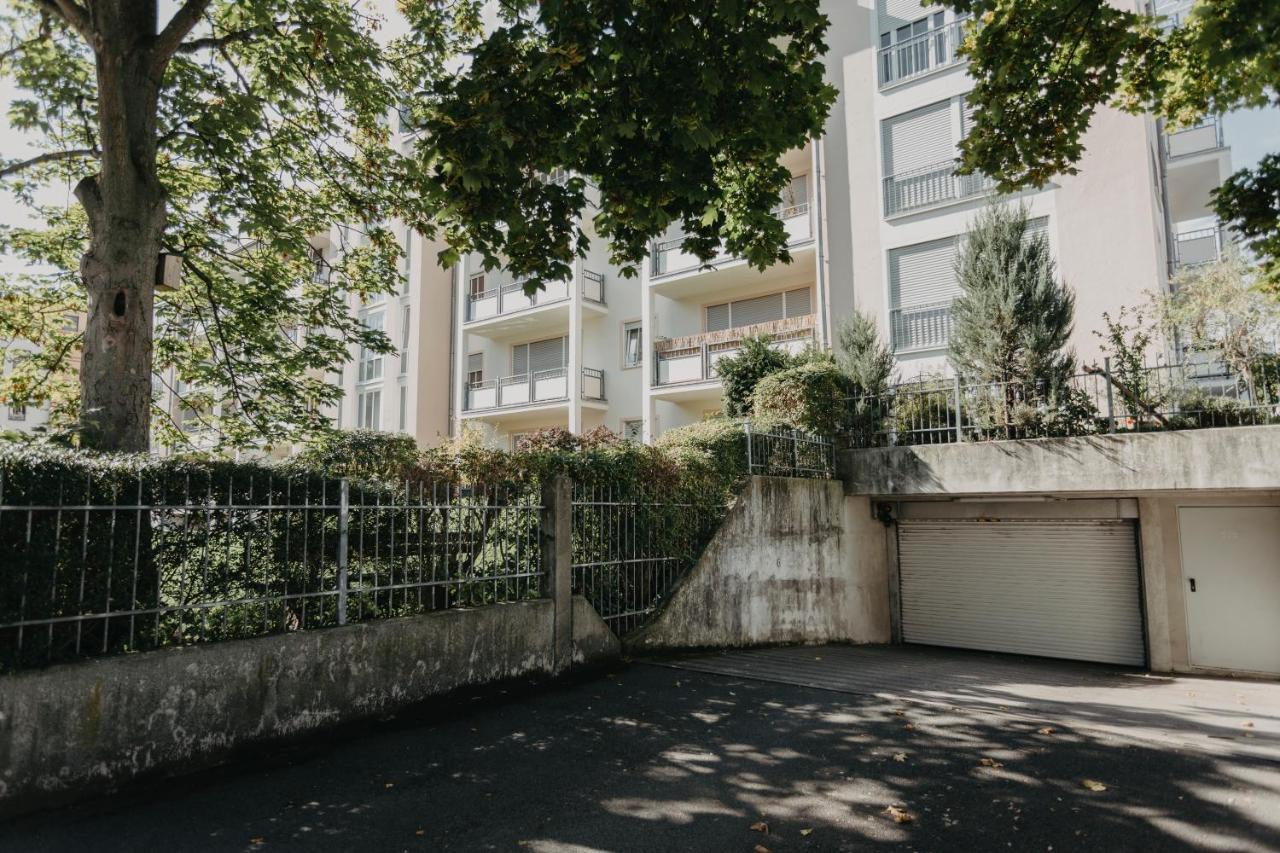 Traber Apartments Im Herzen Leipzigs Balkon Parkplatz Exterior photo